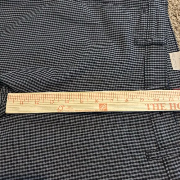 NEW Levis XX Chino Standard Taper Mens 33x32 Black Plaid Stretch Pants - Picture 6 of 8